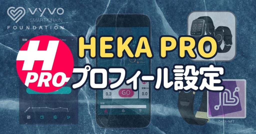 HEKA PRO | プロフィール画面解説と設定方法